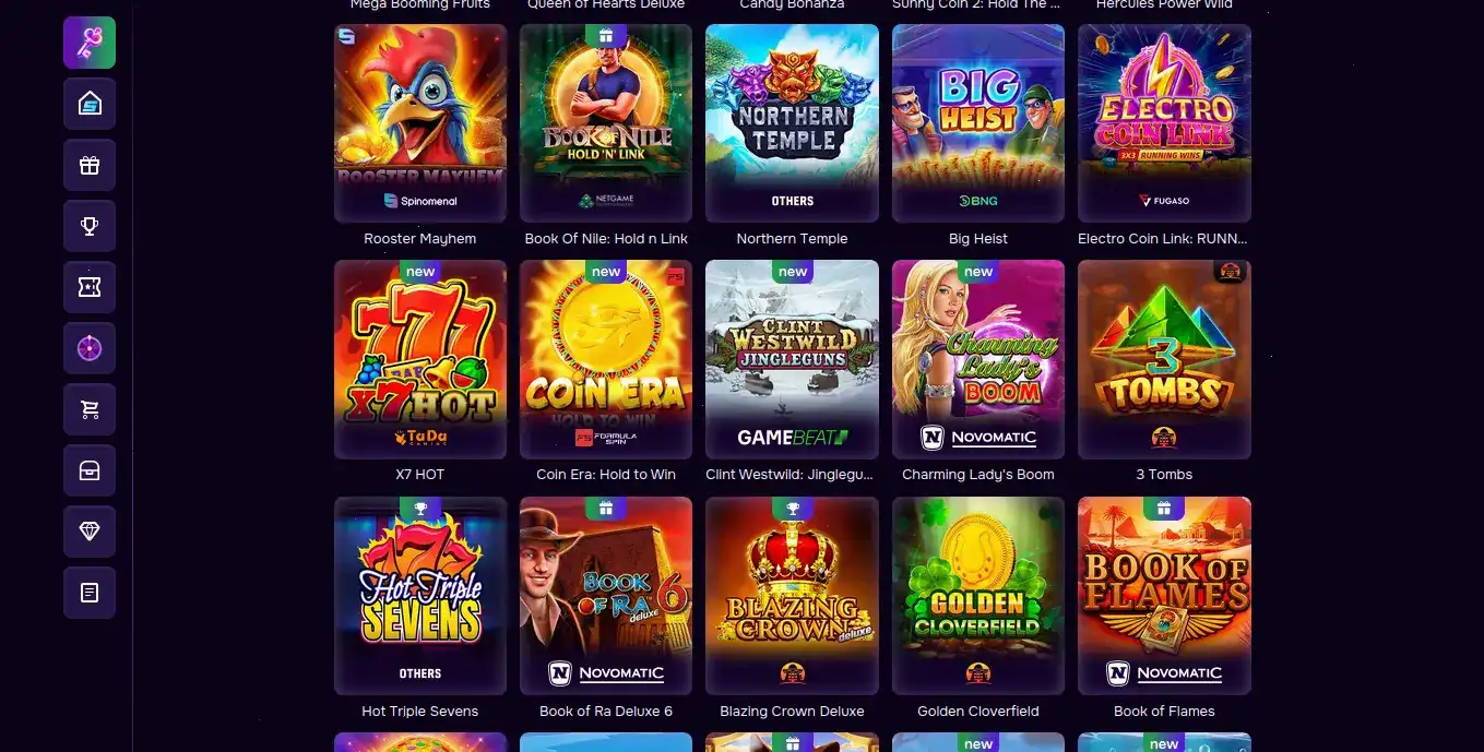 Инфраструктура казино Maxslots